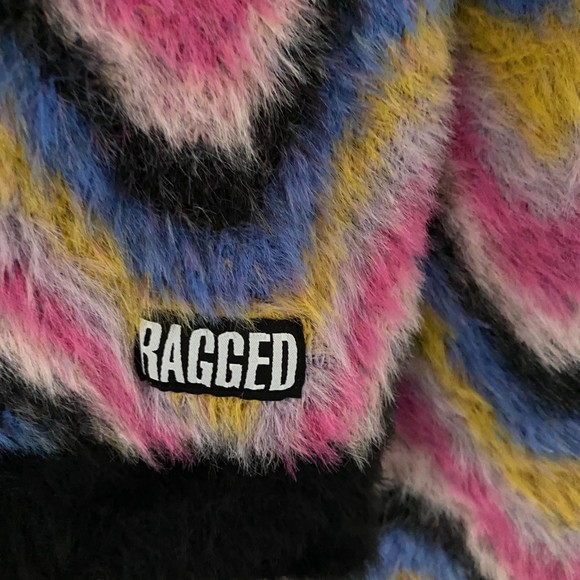 THE Ragged Priest Fluffy Knitted Sonic Jumper Sweater Sz S - Picture 6 of 12